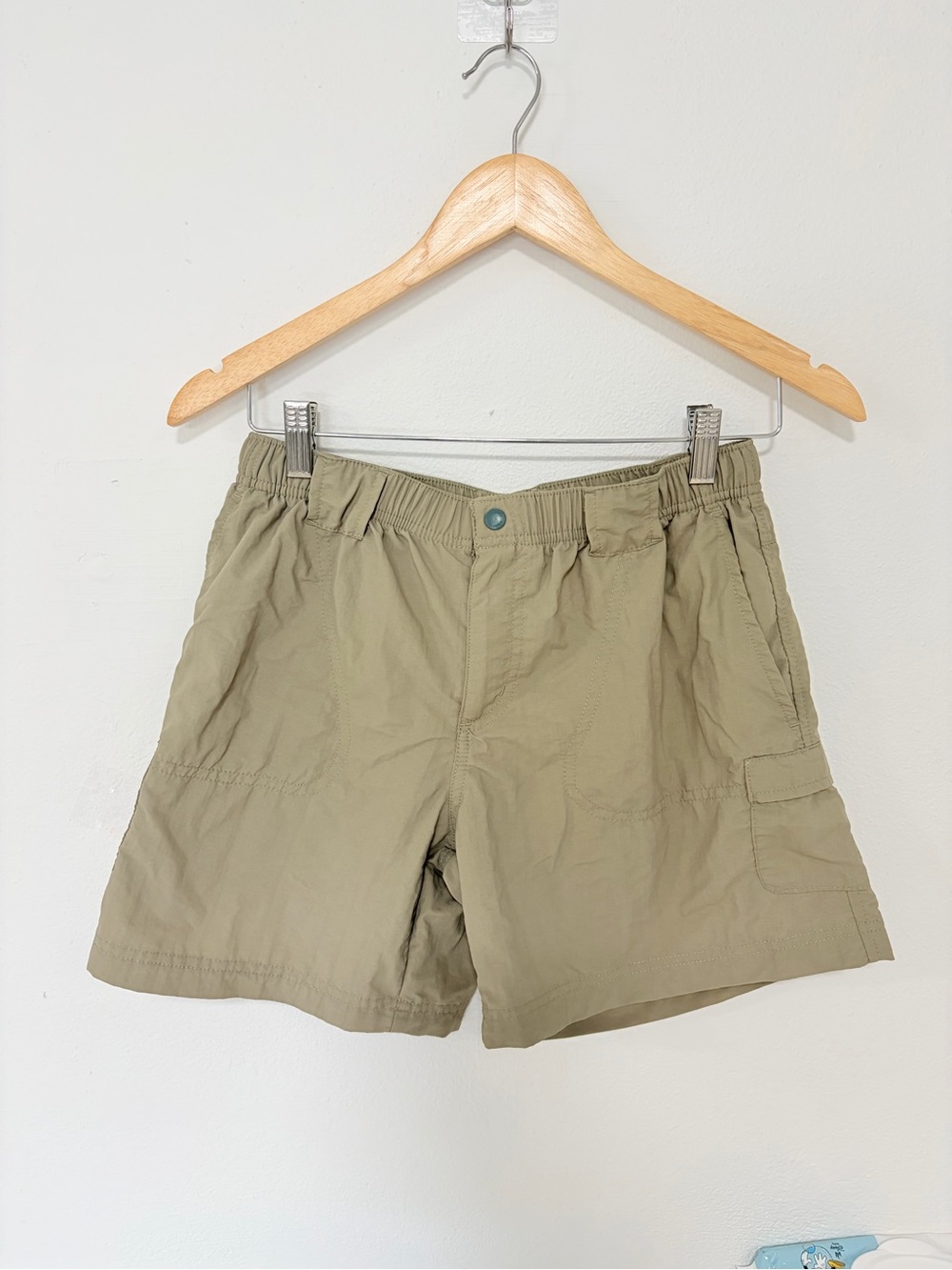Columbia Outdoors Casual Olive Green Elastic Waist Shorts Size S